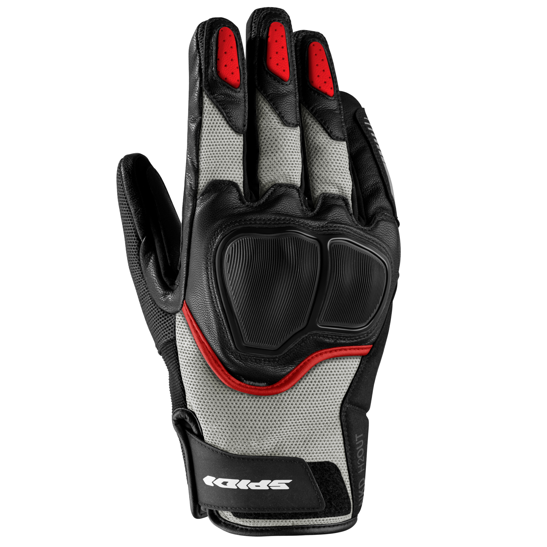 Image of EU Spidi NKD H2Out Ice Rouge Gants Taille 2XL