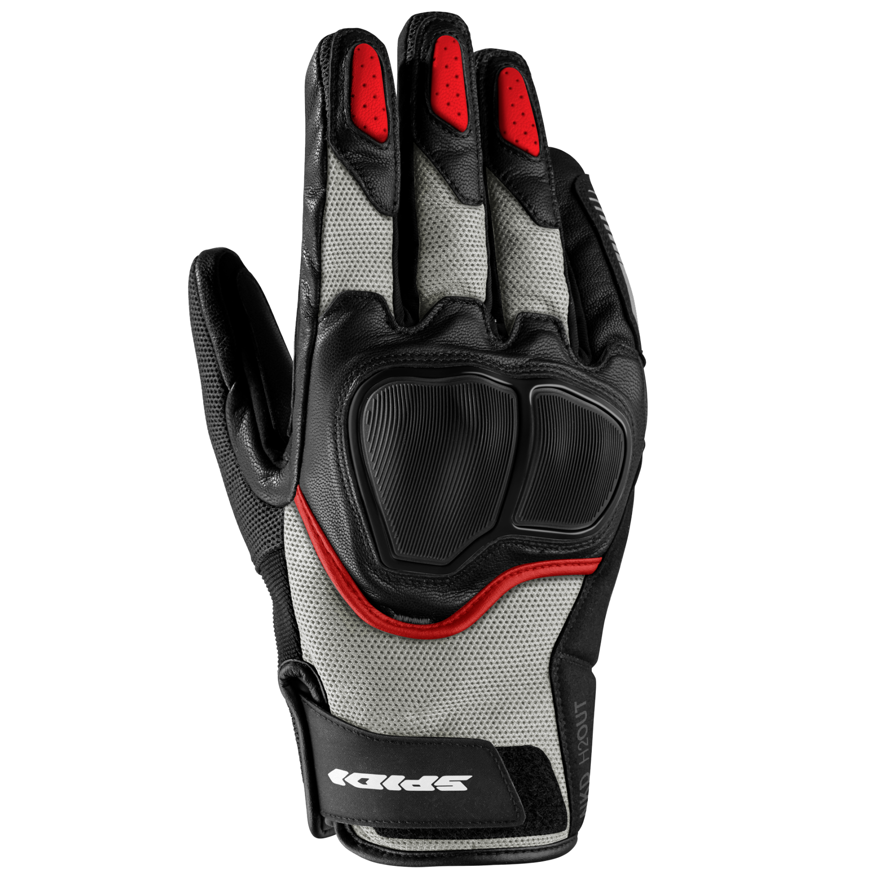 Image of EU Spidi NKD H2Out Ice Rouge Gants Taille 3XL