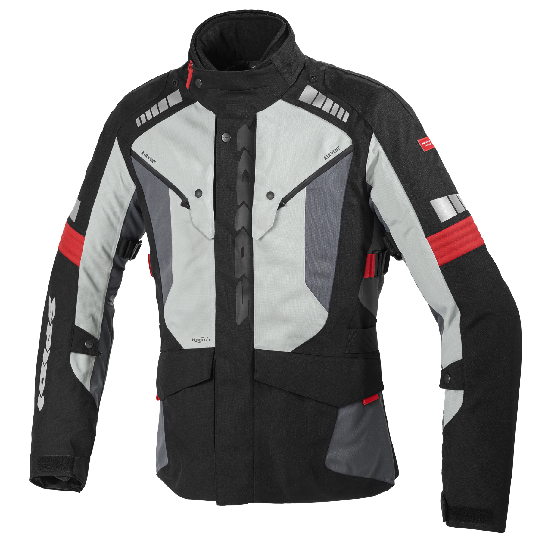 Image of EU Spidi Outlander H2Out Ice Rouge CE Blouson Taille M