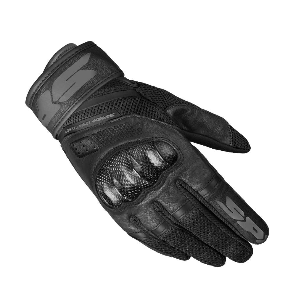 Image of EU Spidi Power Carbon Lady Gloves Black Taille XS