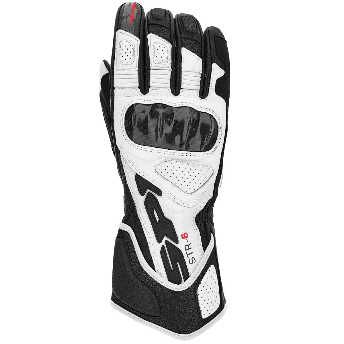 Image of EU Spidi Str-6 Noir Blanc Gants Taille 2XL