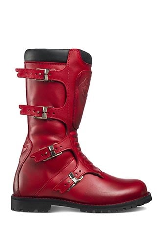 Image of EU Stylmartin Continental WP Rouge Bottes Taille 41