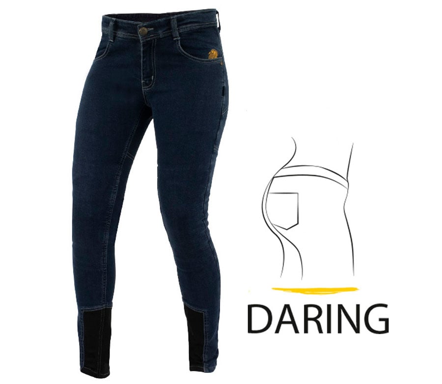 Image of EU Trilobite 2063 Allshape Daring Fit Ladies Bleu Pantalon Taille 36