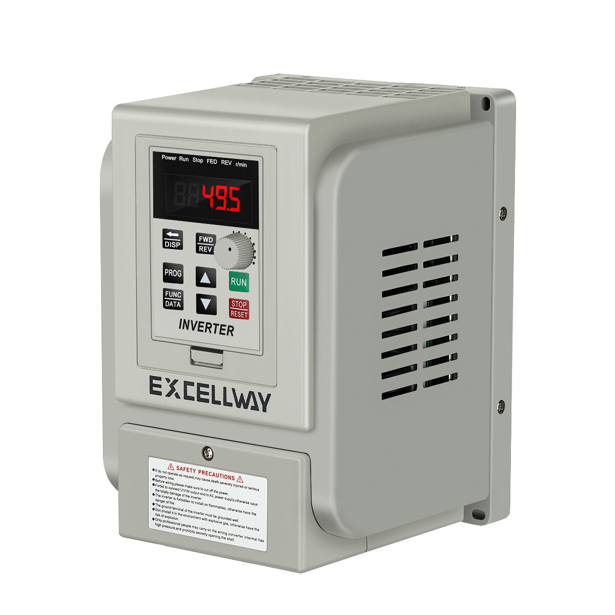 Image of EXCELLWAY 15/22/3/4KW 220V PWM Control Inverter 1Phase Input 3Phase Out Inverter Variable Frequency Converter