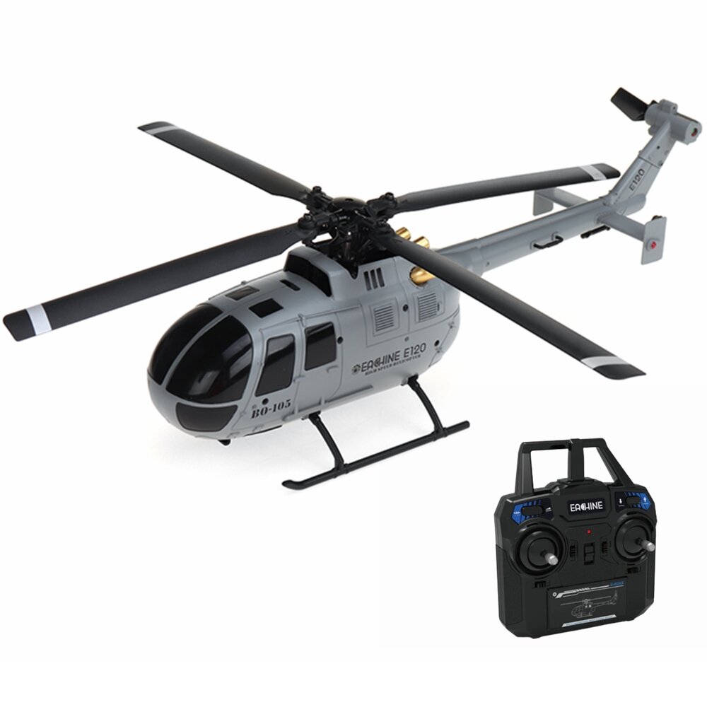 Image of Eachine E120 24G 4CH 6-Axis Gyro Optical Flow Localization Flybarless Scale RC Helicopter RTF