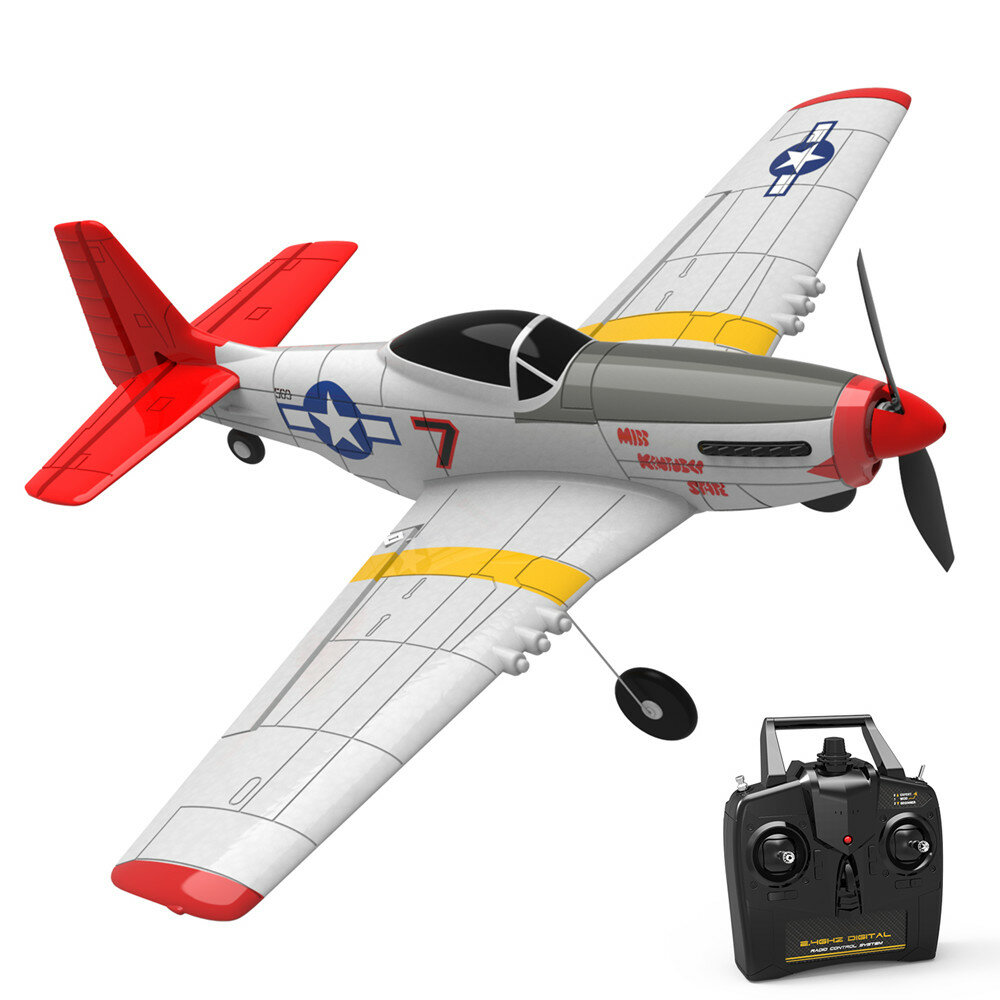 Image of Eachine Mini Mustang P-51D 761-5 EPP 400mm Wingspan 24G 6-Axis Gyro RC Airplane Trainer Fixed Wing RTF One Key Return f