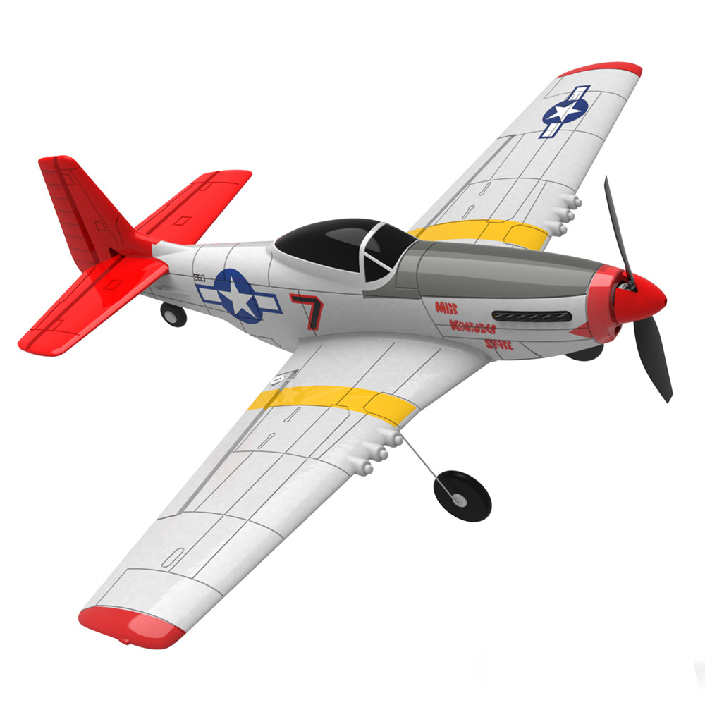 Image of Eachine Mini Mustang P-51D V2 761-5 EPP 400mm Wingspan 24G 6-Axis Gyro RC Airplane Trainer Fixed Wing BNF/RTF One Key R