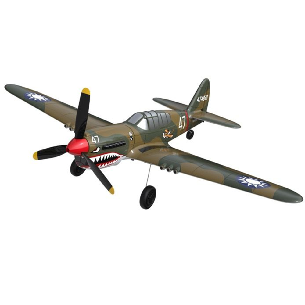 Image of Eachine P-40 P40 Fighter 400mm Wingspan 24GHz 4CH EPP 6-Axis Gyro One-Key U-Turn Aerobatic RC Airplane RTF for Trainer