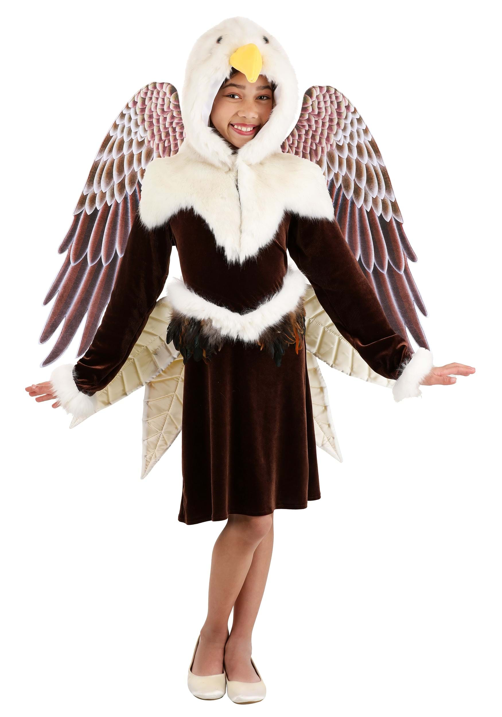 Image of Eagle Costume Dress for Girls | Eagle Costumes ID FUN2781CH-L