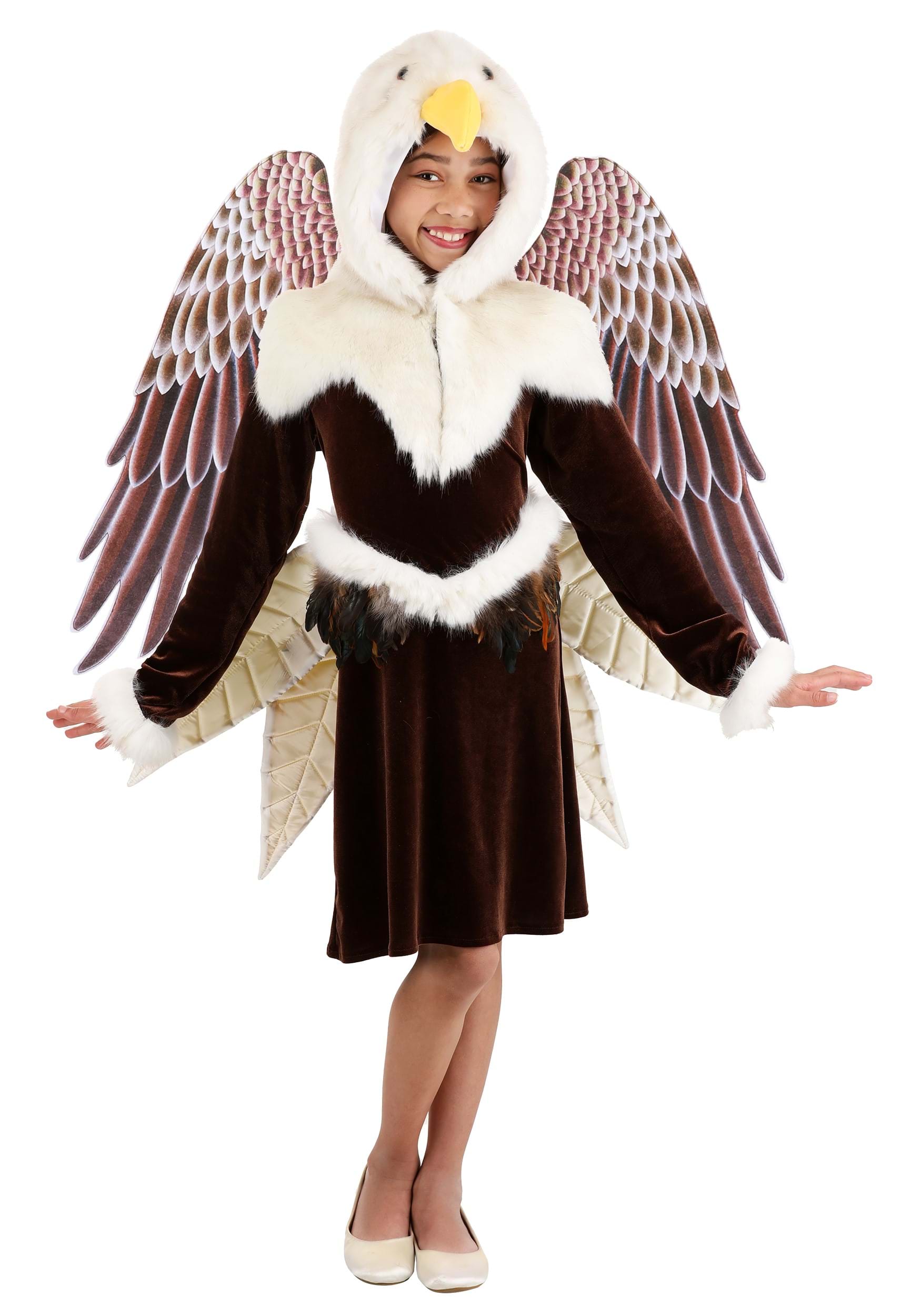 Image of Eagle Costume Dress for Girls | Eagle Costumes ID FUN2781CH-M