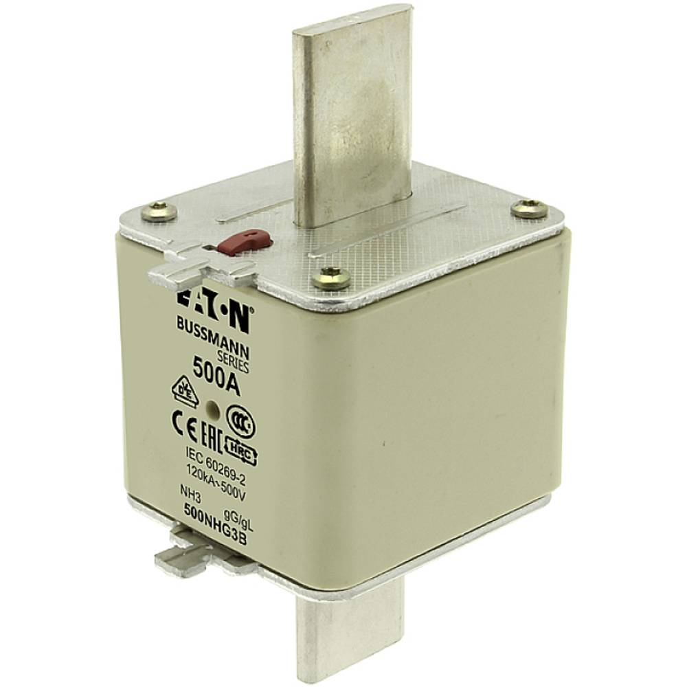 Image of Eaton 450NHG3B NH fuse with blown fuse indicator Fuse size = 3 450 A 500 V 3 pc(s)
