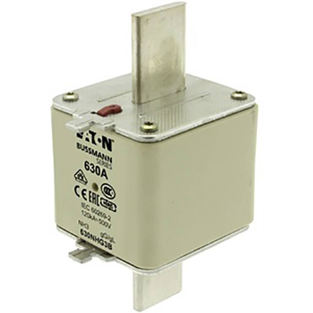 Image of Eaton 630NHG3B NH fuse with blown fuse indicator Fuse size = 3 630 A 500 V 3 pc(s)