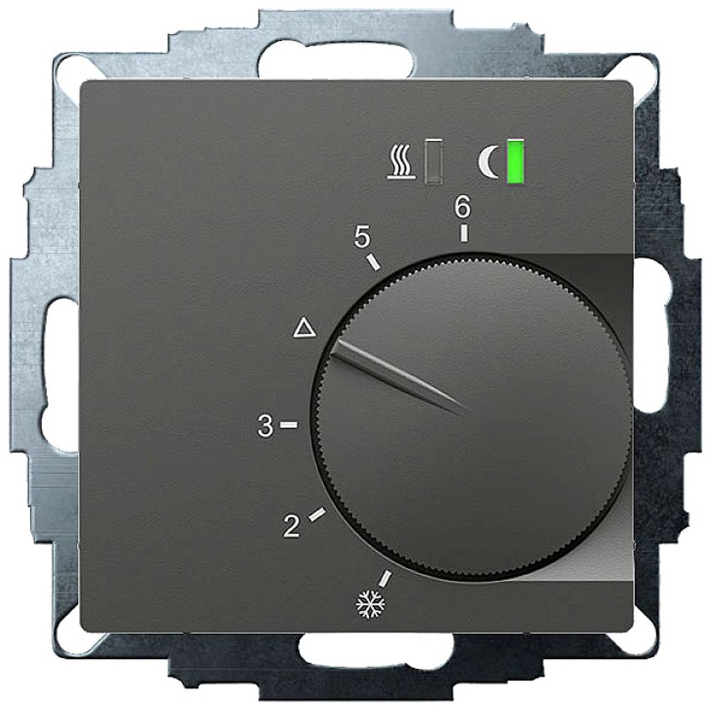 Image of Eberle 547895554302 UTE 2500-Anthrazit-55 Indoor thermostat Flush mount Heating / cooling 1 pc(s)