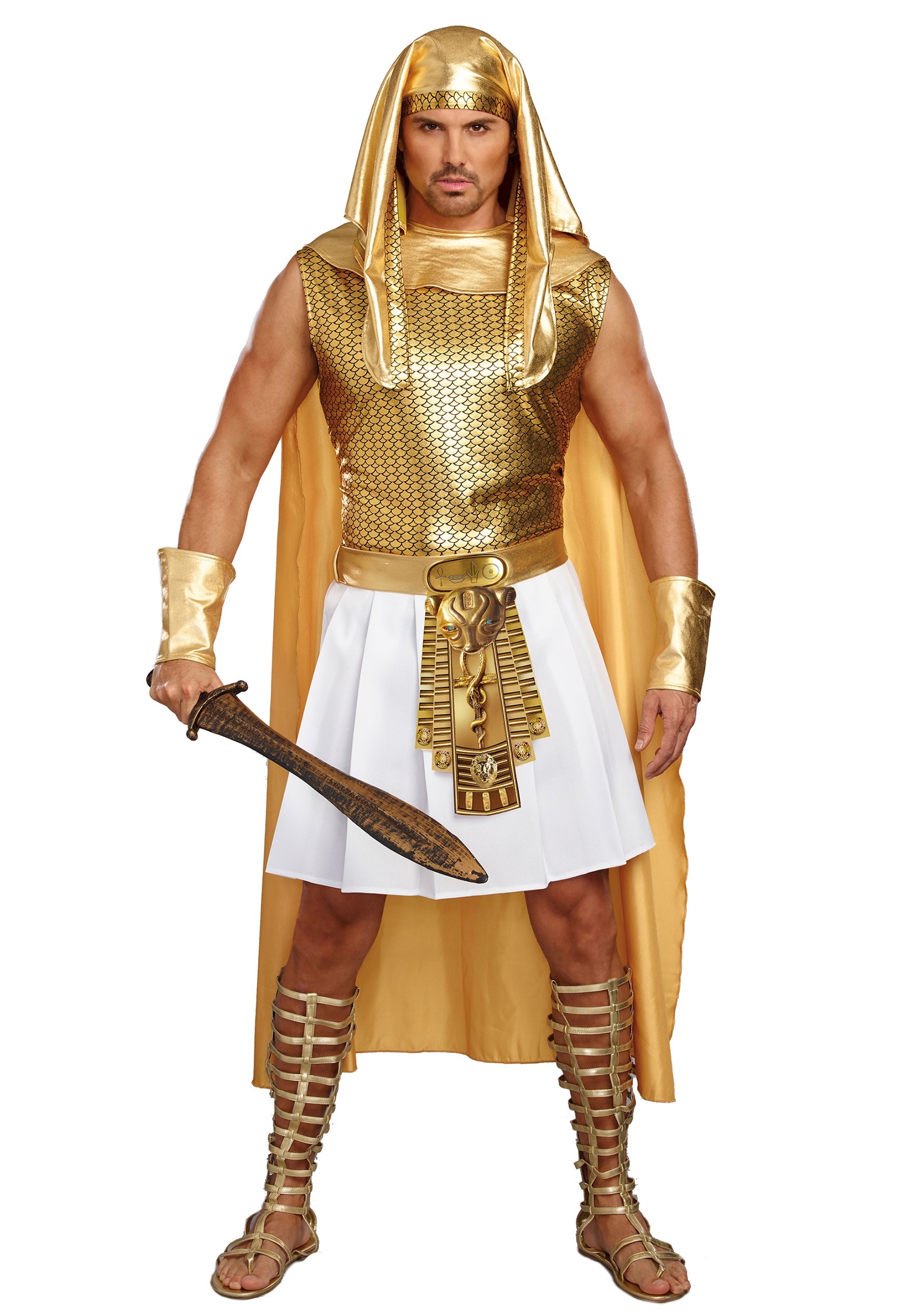 Image of Egyptian Ramses Men's Costume | Egyptian Costumes ID DR10654-XXL