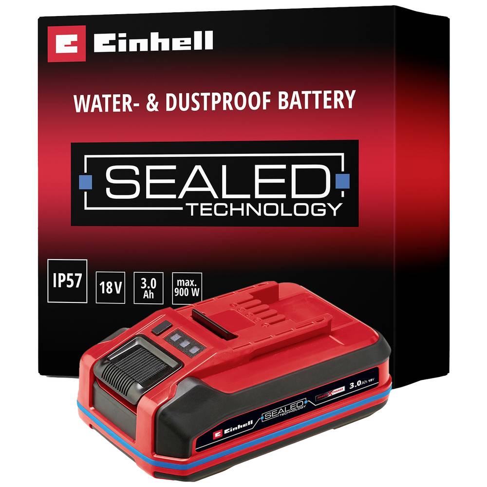 Image of Einhell 18V 30Ah SEALED PXC Plus A1 4511618 Tool battery 18 V 3000 mAh Li-ion