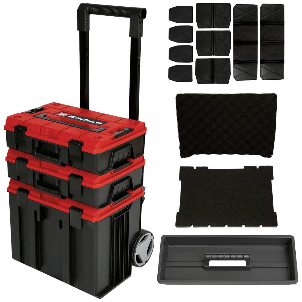 Image of Einhell E-Case Tower 4540015 Transport case Plastic Black Red (L x W x H) 430 x 400 x 675 mm