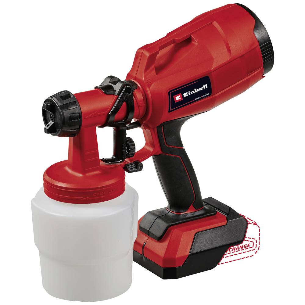 Image of Einhell Power X-Change TC-SY 18/60 Li-Solo Paint spray system Max feed rate 650 ml/min