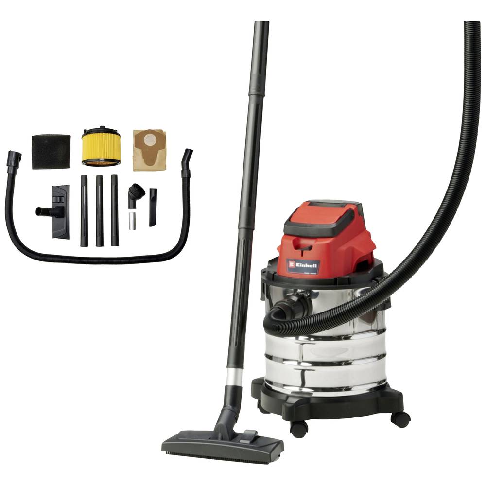 Image of Einhell Power X-Change TC-VC 18/20 Li S-Solo 2347130 Wet/dry vacuum cleaner 20 l Battery not included Charger not