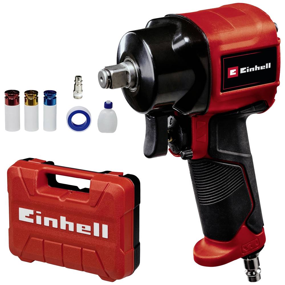 Image of Einhell TC-PW 610 Compact (Pn) 4138965 Pneumatic impact driver Tool holder: 1/2 (125 mm) male square Torque (max): 610