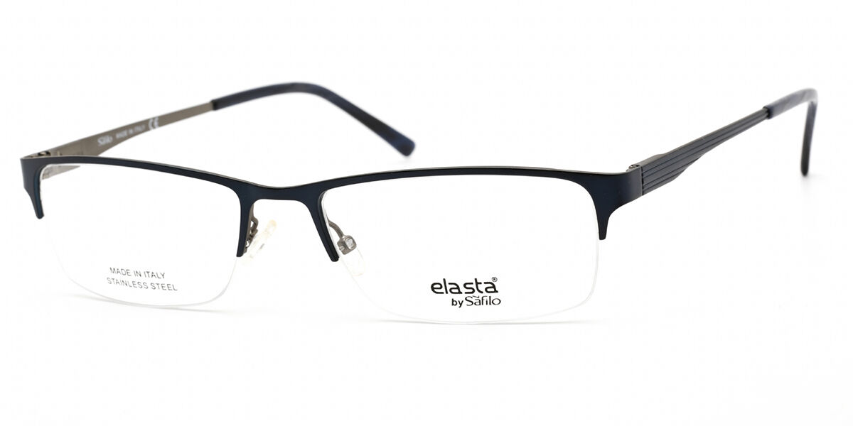 Image of Elasta 3099 0DL9 Óculos de Grau Azuis Masculino PRT