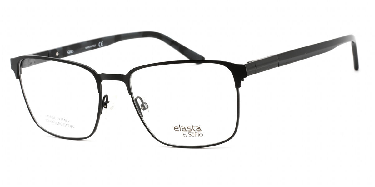 Image of Elasta E 3124 0003 Óculos de Grau Pretos Masculino BRLPT