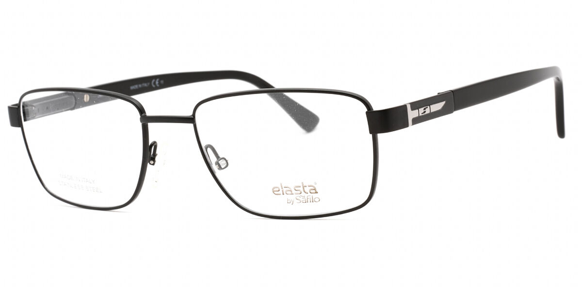 Image of Elasta E 7237 0003 Óculos de Grau Pretos Masculino BRLPT