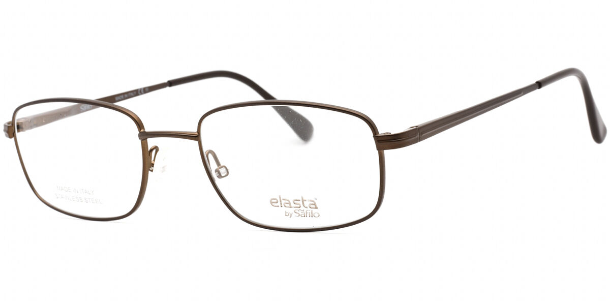 Image of Elasta E 7240 04IN Óculos de Grau Marrons Masculino BRLPT