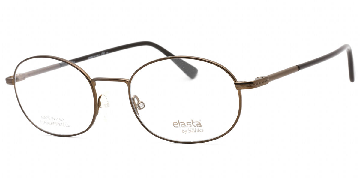 Image of Elasta E 7247 04IN Óculos de Grau Marrons Masculino BRLPT