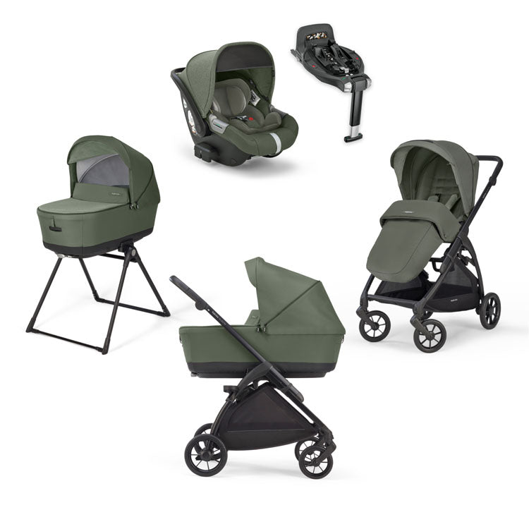 Image of Electa System Tribeca Green With Darwin Infant car Seat and 360° I-size Base