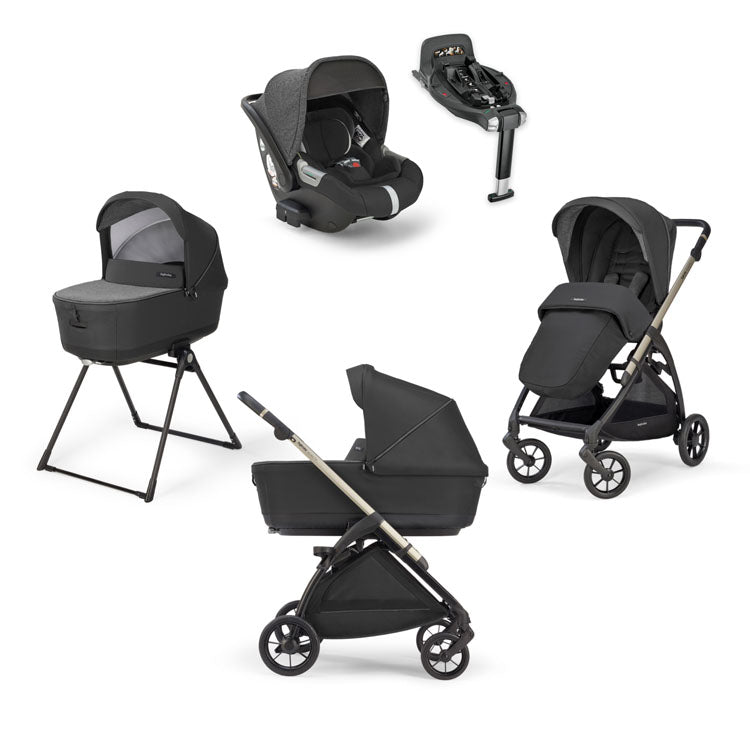 Image of Electa System Upper Black With Darwin Infant car Seat and 360° I-size Base