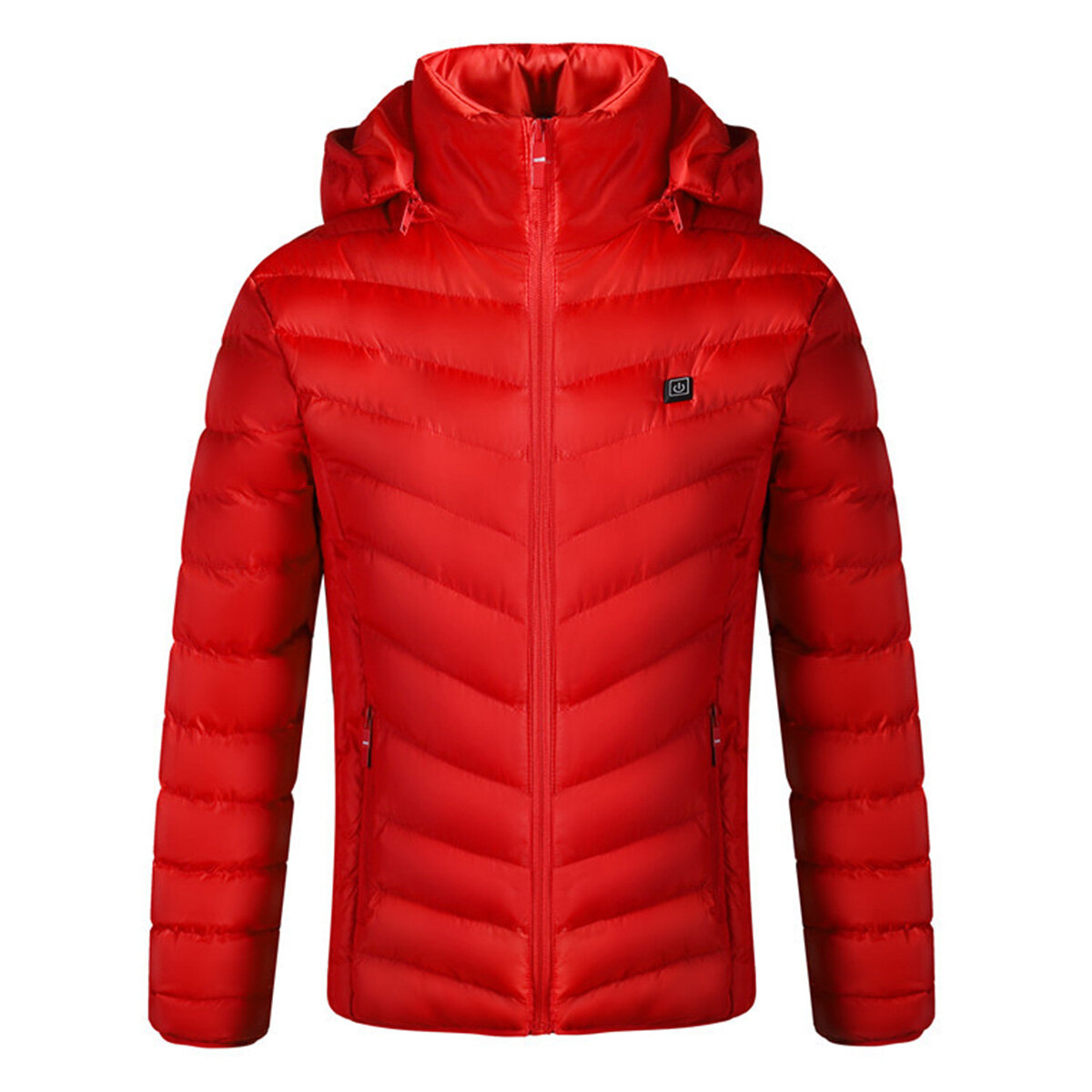 Image of Electric Battery USB Rechargable Heating Heated Coats Jacket Winter Warm For Men Female