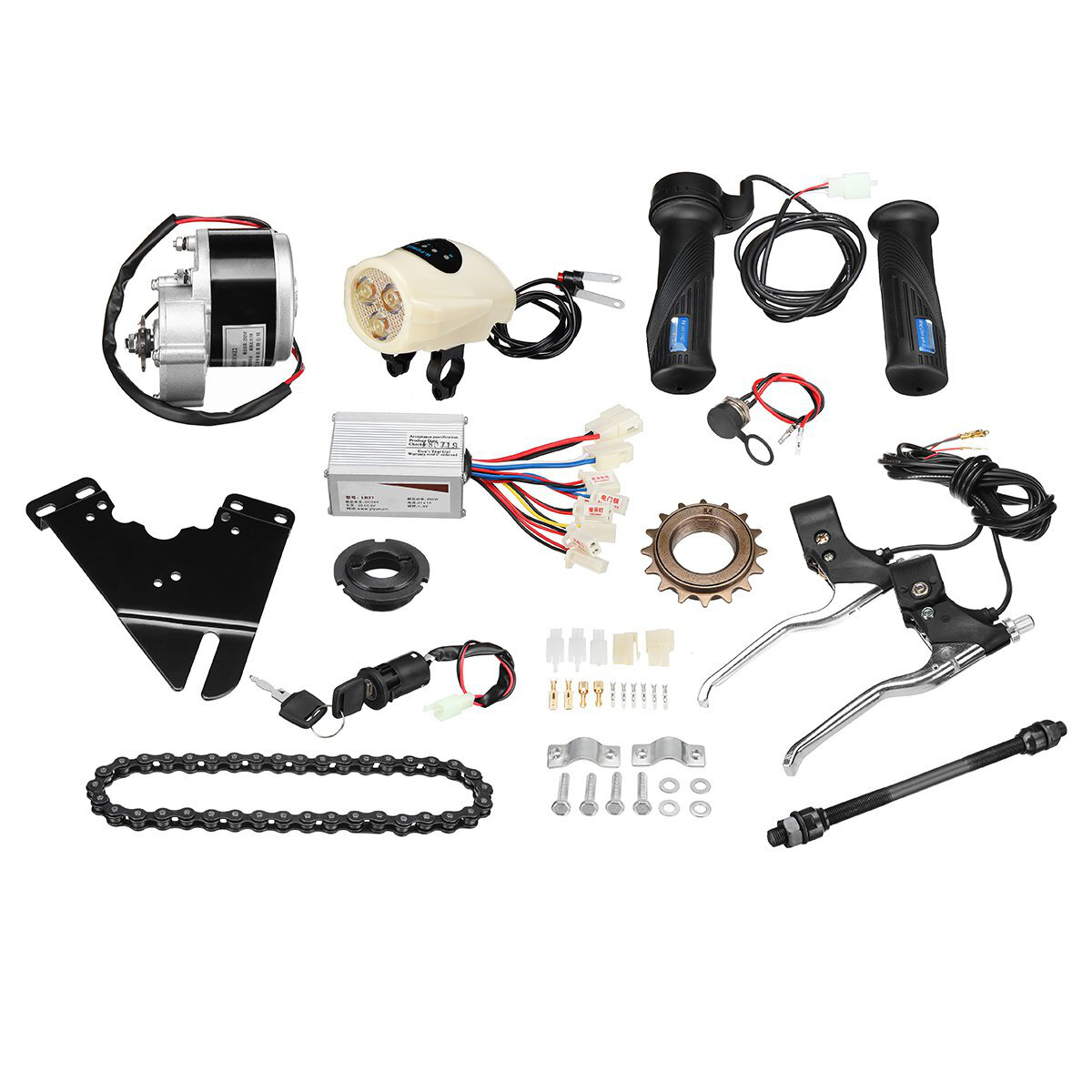 Image of Electric Bike Conversion Kit Bicycle Conversion Kit Lithium Battery Modified for Folding Vehicles for Electric Scooters