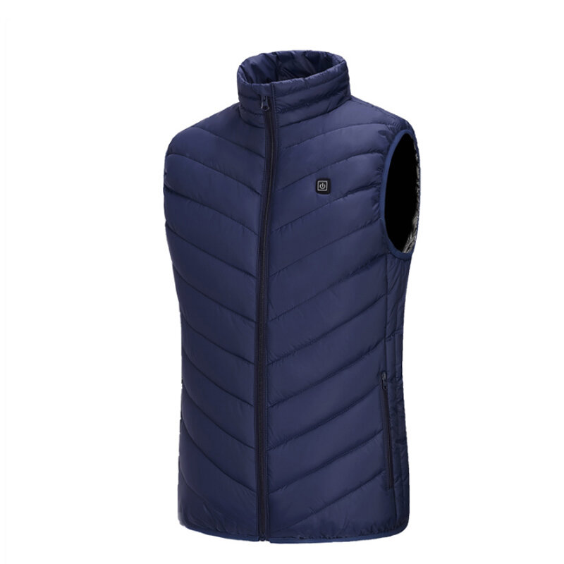Image of Electric Heat Vest Clothes Warm Vest Men Heating Coat Jacket For Skiing Cycling