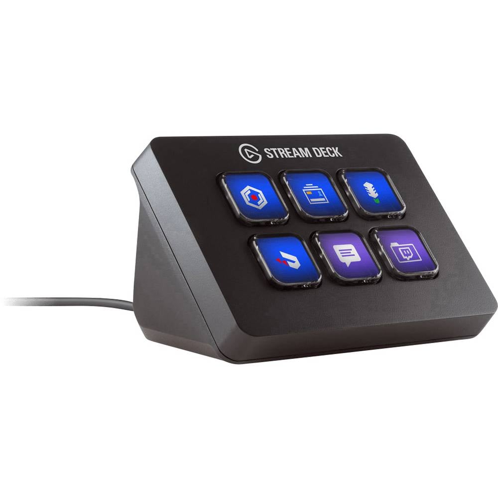 Image of Elgato Stream Deck Mini Streaming and photo/video editing console None (PC-controlled) Backlit Display