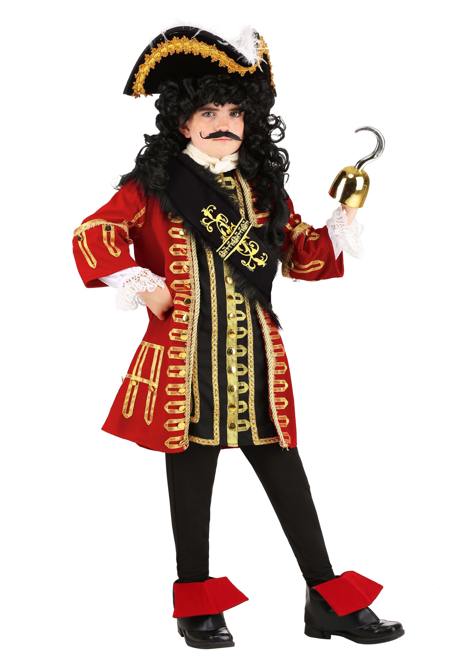 Image of Elite Captain Hook Kid's Costume ID FUN1199CH-XL