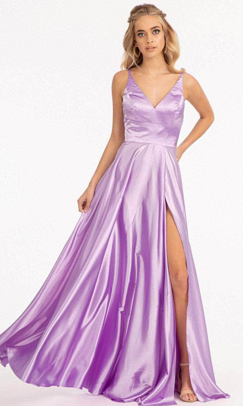 Image of Elizabeth K GL1991 - Strappy High Slit Affordable Prom Dress