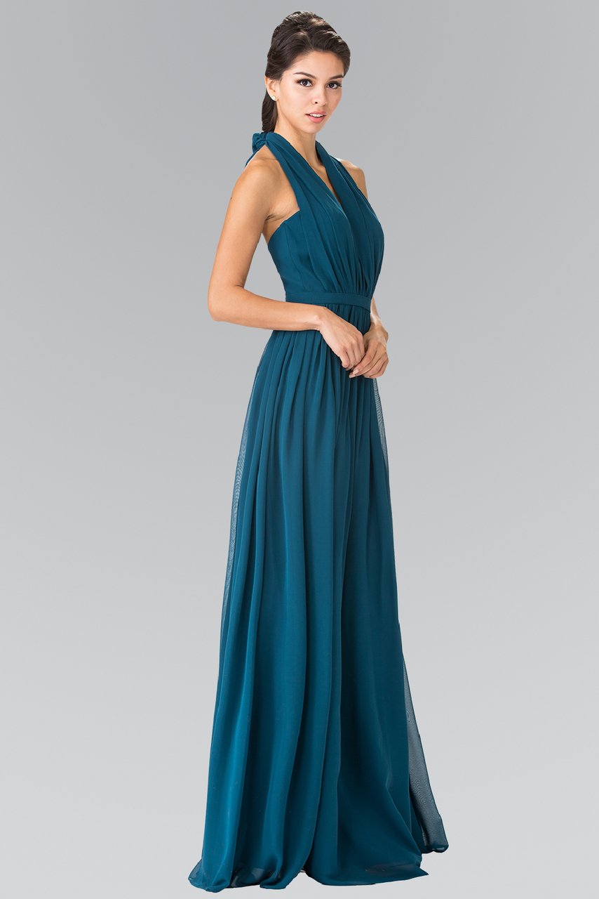 Image of Elizabeth K - GL2362 Long Chiffon Halter Dress