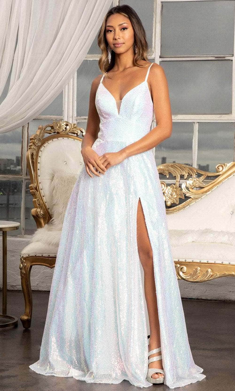 Image of Elizabeth K GL3028 - Sleeveless Sweetheart A-Line Dress