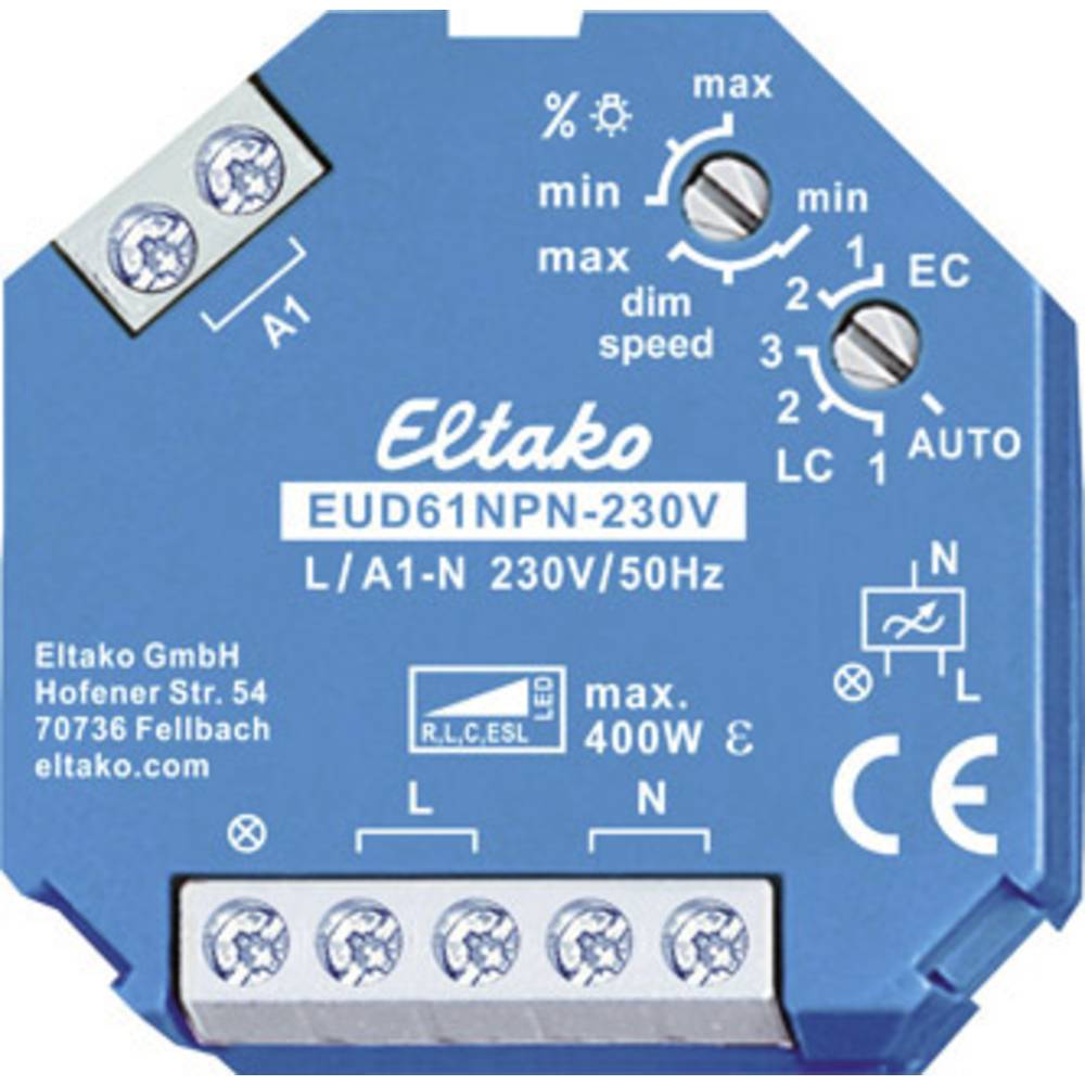 Image of Eltako 61100802 Universal dimmer Blue