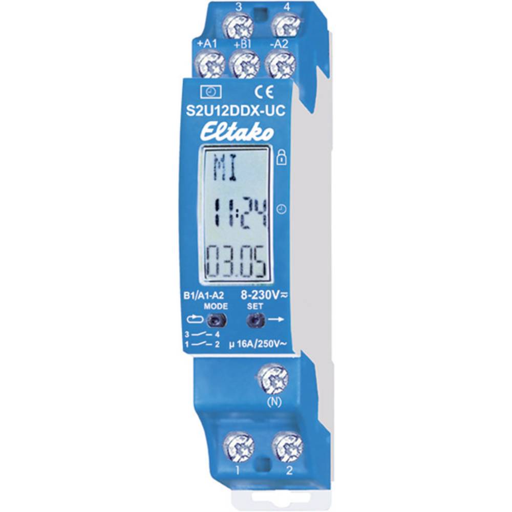 Image of Eltako S2U12DDX-UC DIN rail mount timer 230 V
