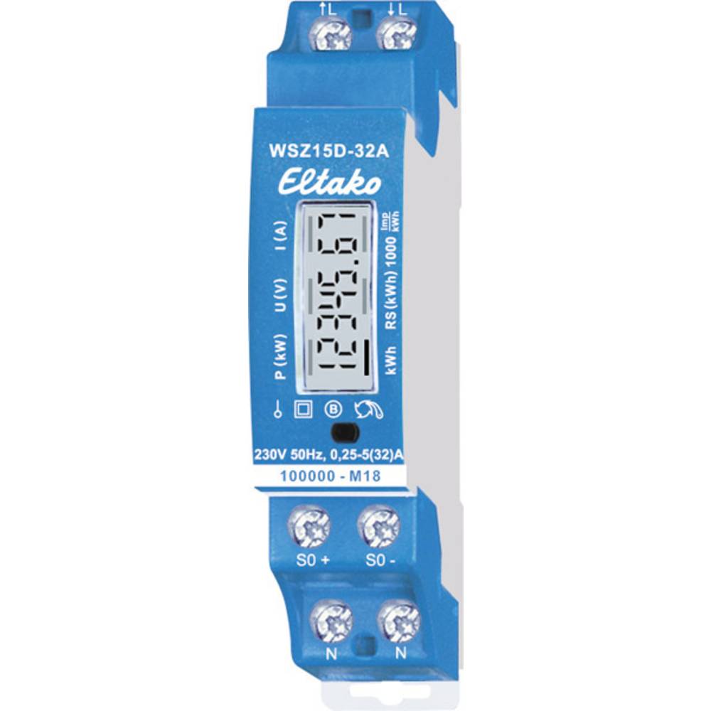 Image of Eltako WSZ15D-32A MID Electricity meter (AC) Digital 32 A MID-approved: Yes 1 pc(s)