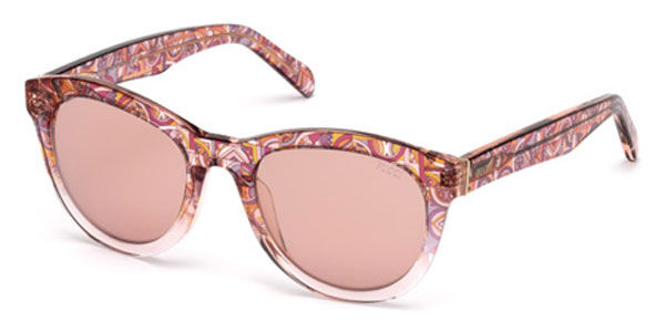 Image of Emilio Pucci EP0053 44Z Óculos de Sol Laranjas Feminino PRT