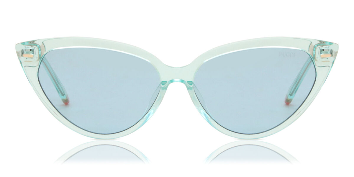 Image of Emilio Pucci EP0148 87N 56 Lunettes De Soleil Femme Vertes FR