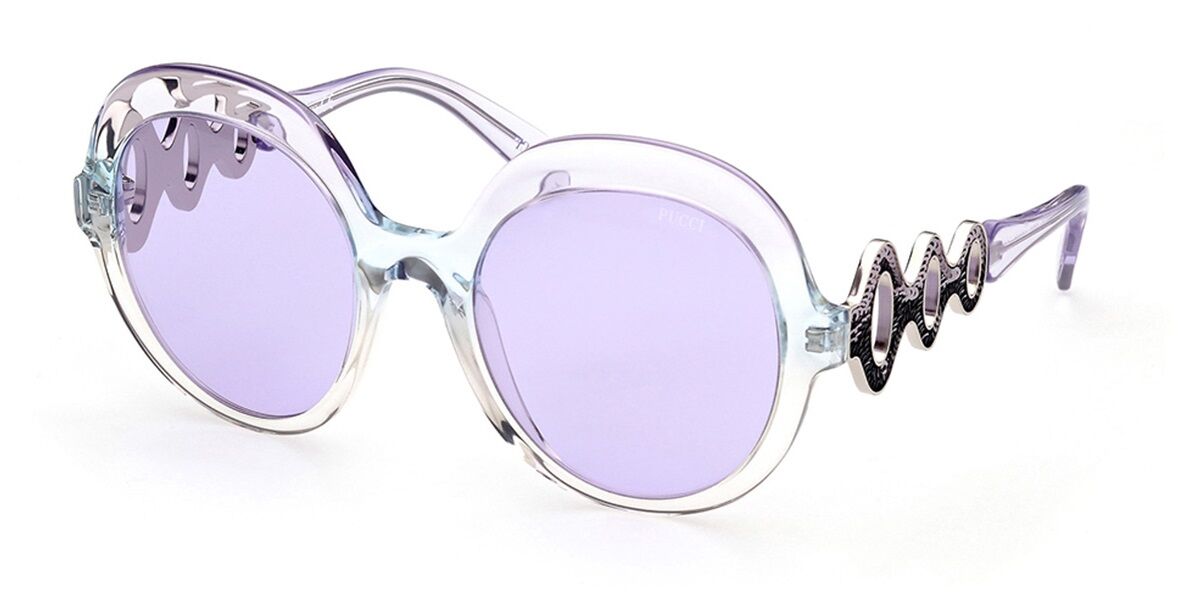 Image of Emilio Pucci EP0174 80Y Óculos de Sol Purple Feminino BRLPT