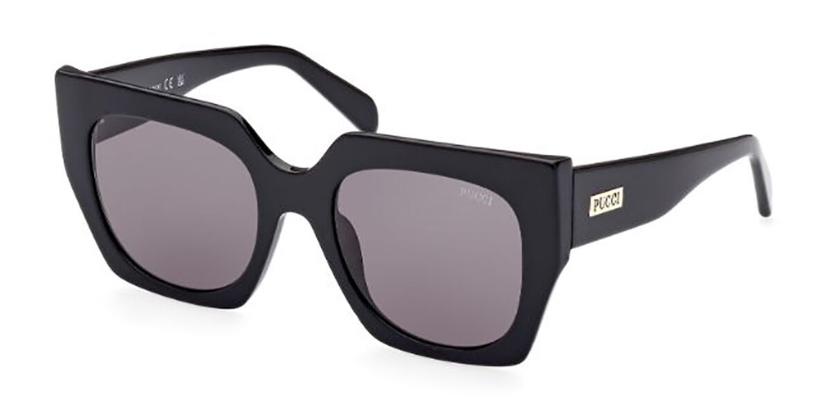 Image of Emilio Pucci EP0197 01A 52 Lunettes De Soleil Femme Noires FR