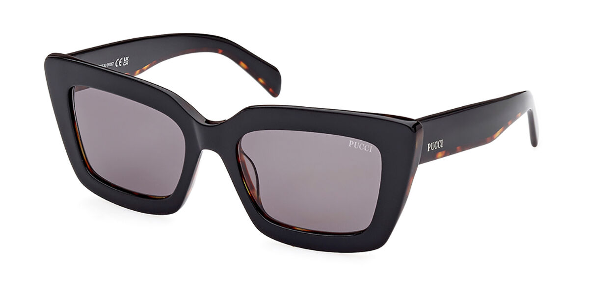 Image of Emilio Pucci EP0202 01A 54 Lunettes De Soleil Femme Noires FR