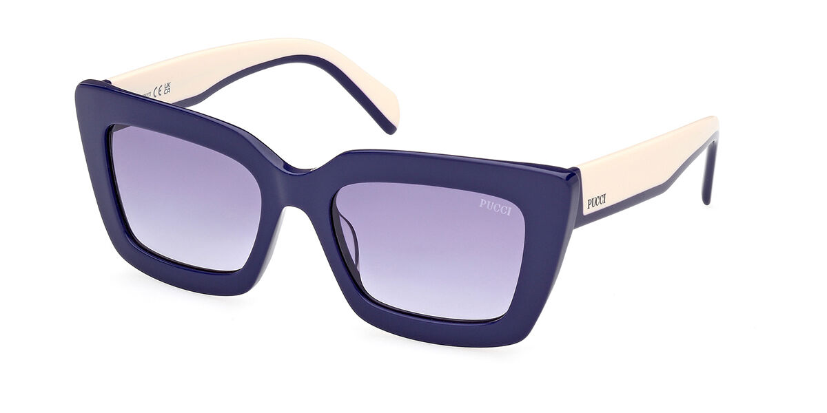 Image of Emilio Pucci EP0202 90W Gafas de Sol para Mujer Azules ESP