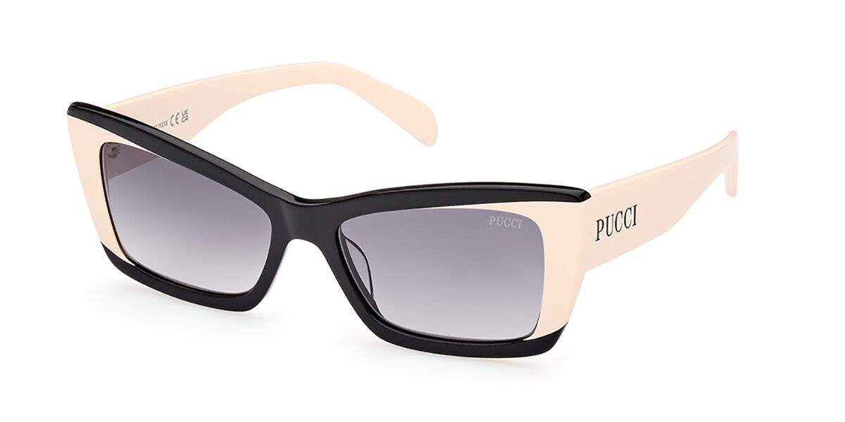 Image of Emilio Pucci EP0205 05B 54 Lunettes De Soleil Femme Noires FR