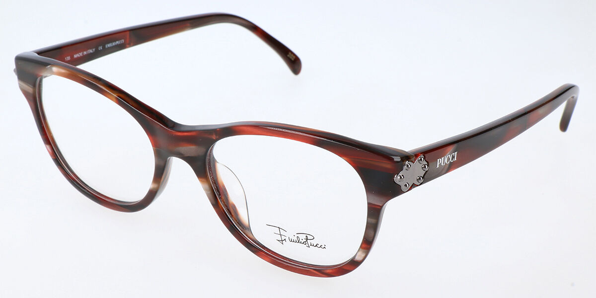 Image of Emilio Pucci EP2677 615 49 Brązowe Damskie Okulary Korekcyjne PL