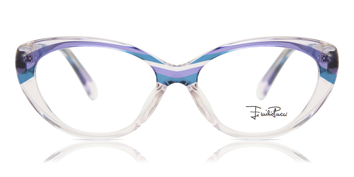 Image of Emilio Pucci EP2686 516 51 Niebieskie Damskie Okulary Korekcyjne PL